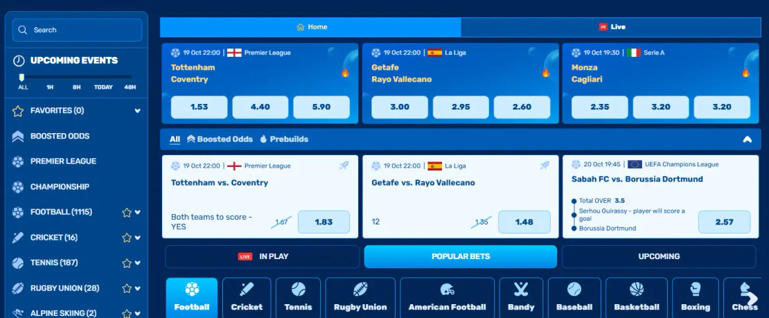 spinfin casino sport